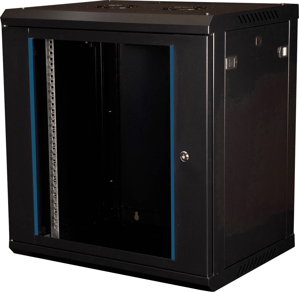 Value 26.99.0825 19 inch 19inch-wandkast 12 HE Zwart