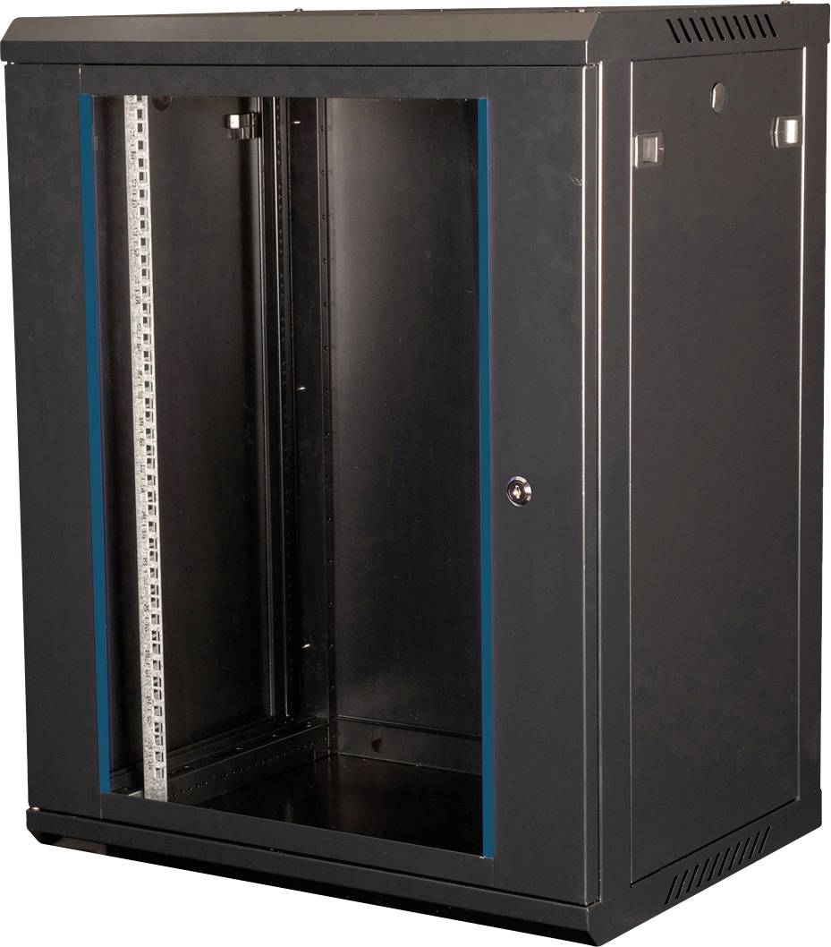 Value 26.99.0826 19 inch 19inch-wandkast 15 HE Zwart