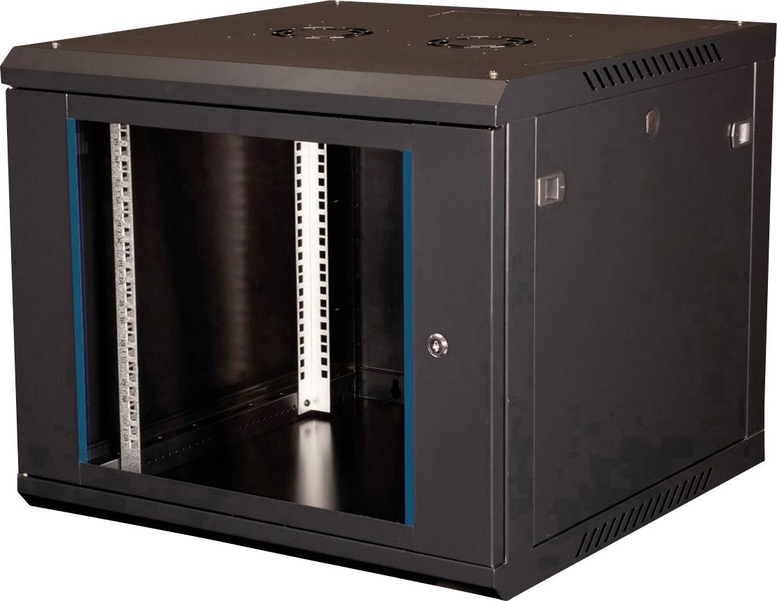Value 26.99.0829 19 inch 19inch-wandkast 9 HE Zwart