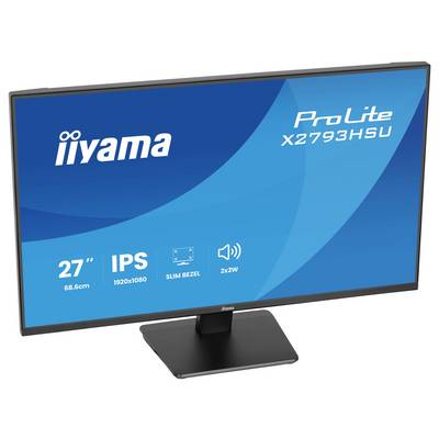 Monitor iiyama ProLite X2793HSU s 27" displejom, technológiou IPS, rozlíšením 1920x1080, tenkým rámčekom a 22W reproduktorom.