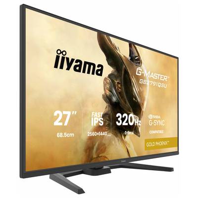 Monitory Iiyama G-Master GB2791QSU, 27 palcov, Fast IPS, rozlíšenie 2560x1440, obnovovacia frekvencia 320Hz, čas odozvy 0,6ms, kompatibilný s G-Sync.