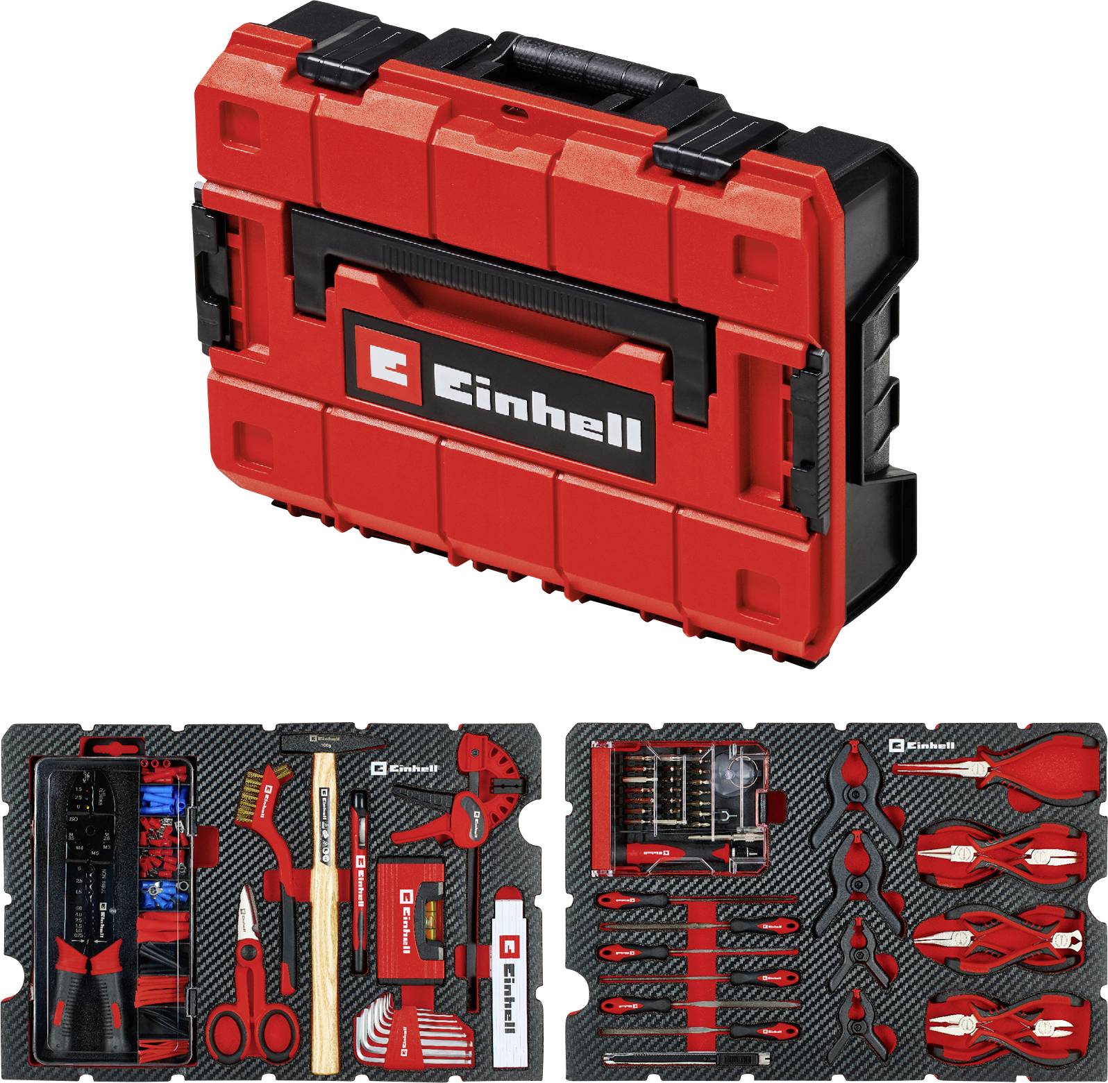 Einhell 153-tlg. Werkzeugkoffer Hobby & Bastler 370512 Verktygsväska med utrustning