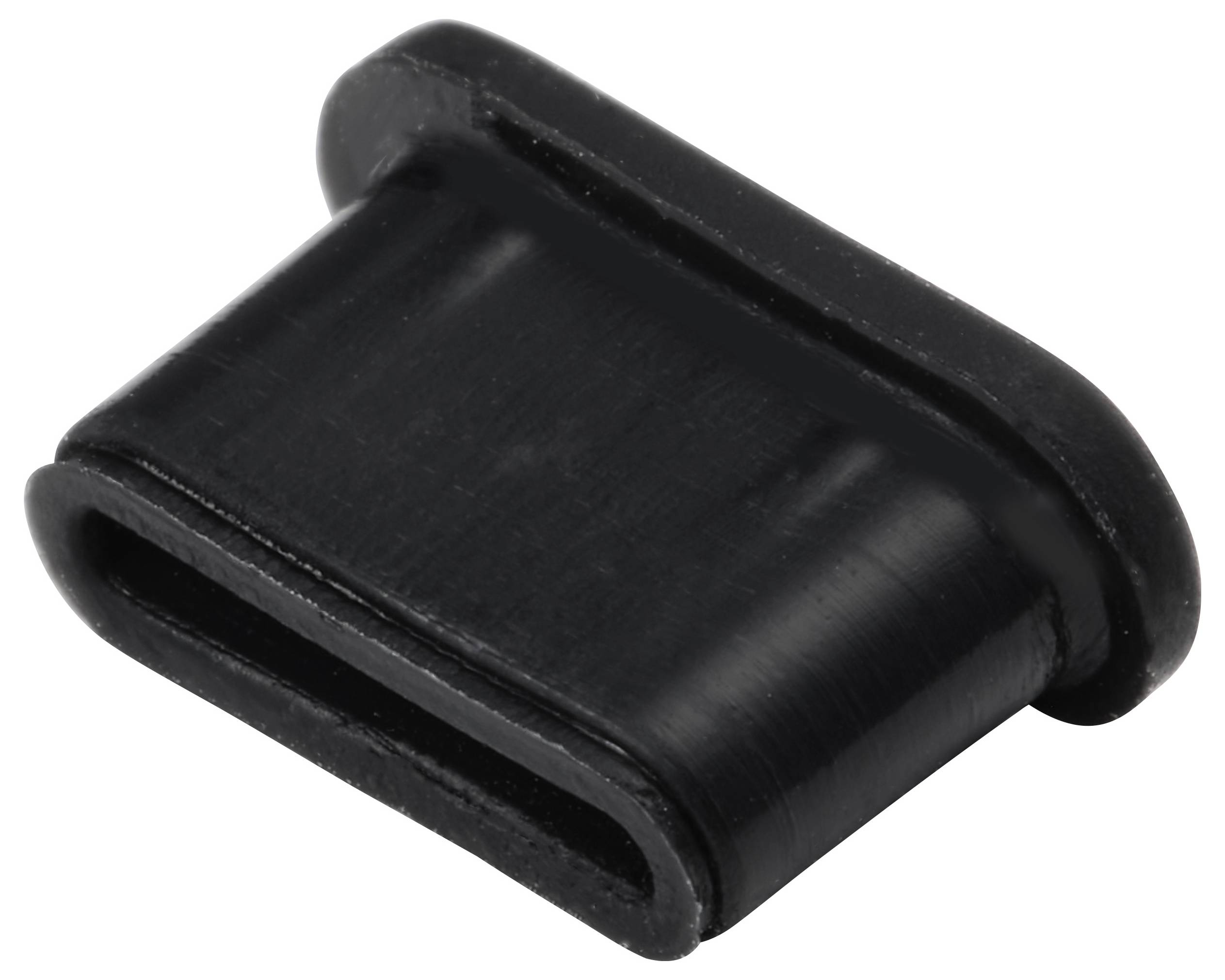 Protiprachové zátky Renkforce USB-C® pre mobilné zariadenia, čierne, 4 kusy/sada, čierne-2
