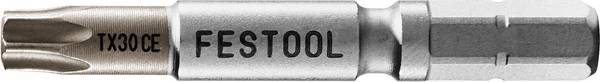 <br>  Festool<br>  205082<br>  TX 30-50 CENTRO/2<br>  Bit TX<br>  Pohon (skrutkovač): 1/4" (6,3 mm)<br>  Typ zakončenia: TX<br>  TX 30<br>  50 mm<br>