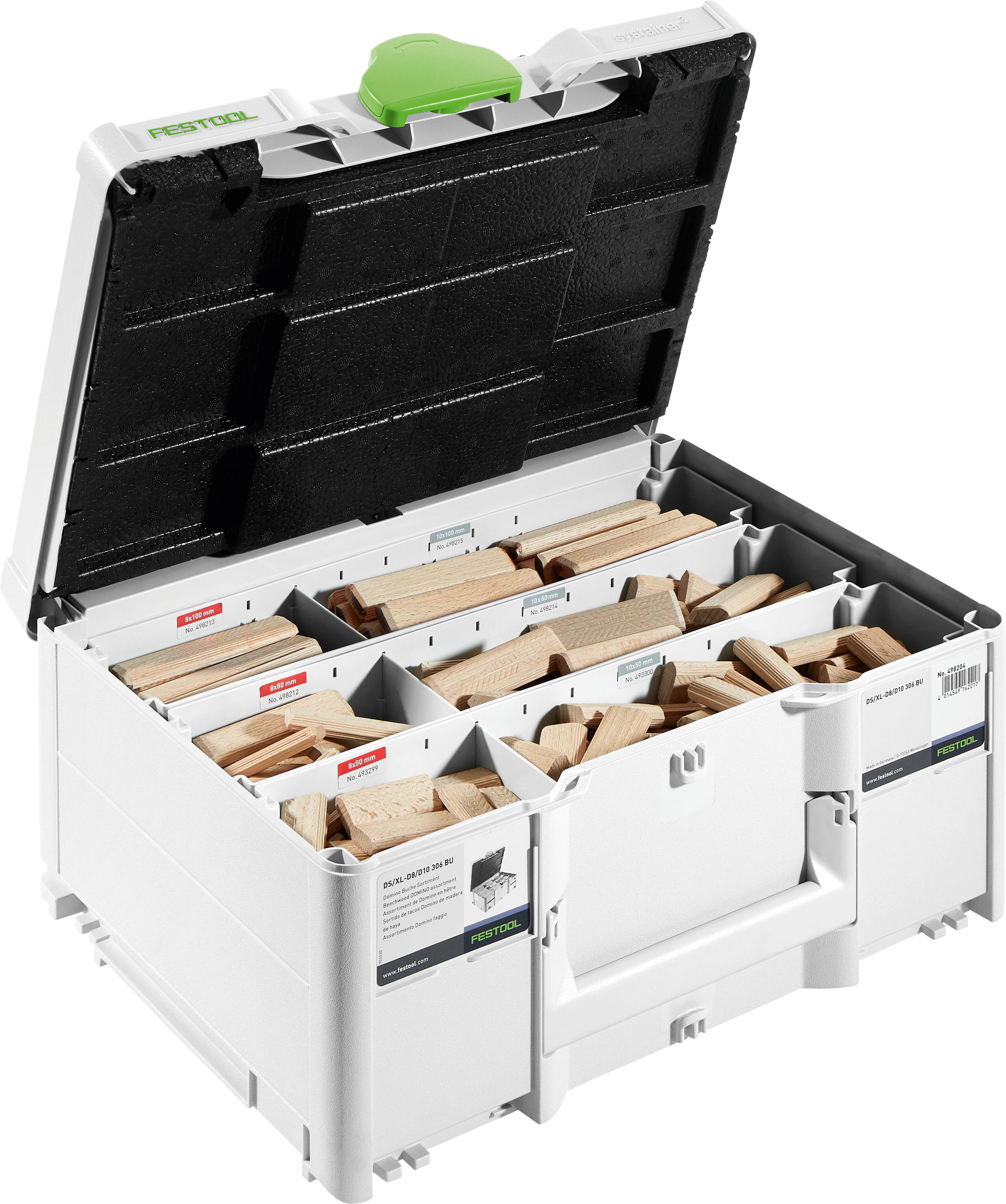 Festool 576791 DS/XL D8/D10 306 BU Plugassortiment 1 stuk(s)