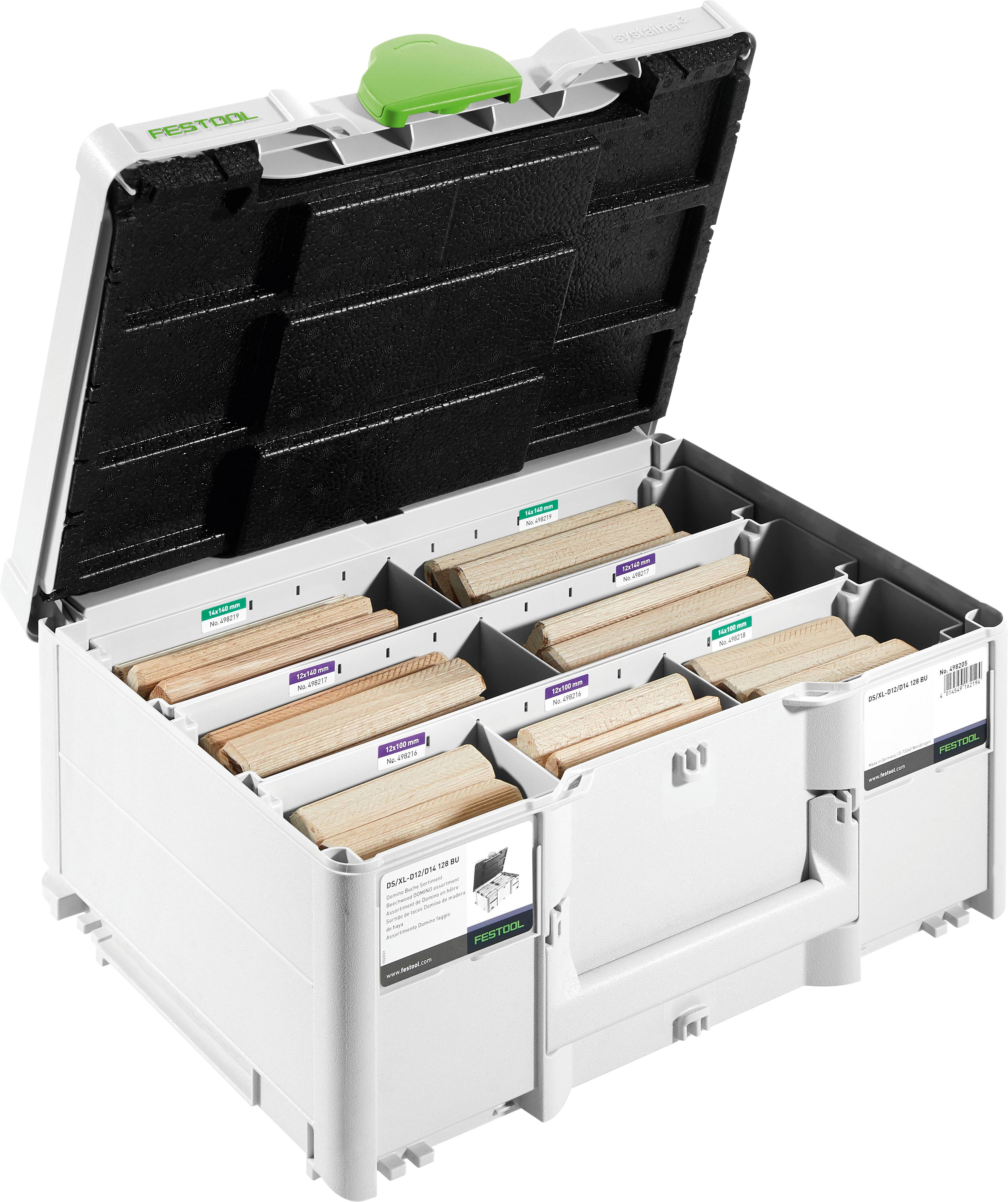 Festool 576792 DS/XL D12/D14 128 BU Plugassortiment 1 stuk(s)