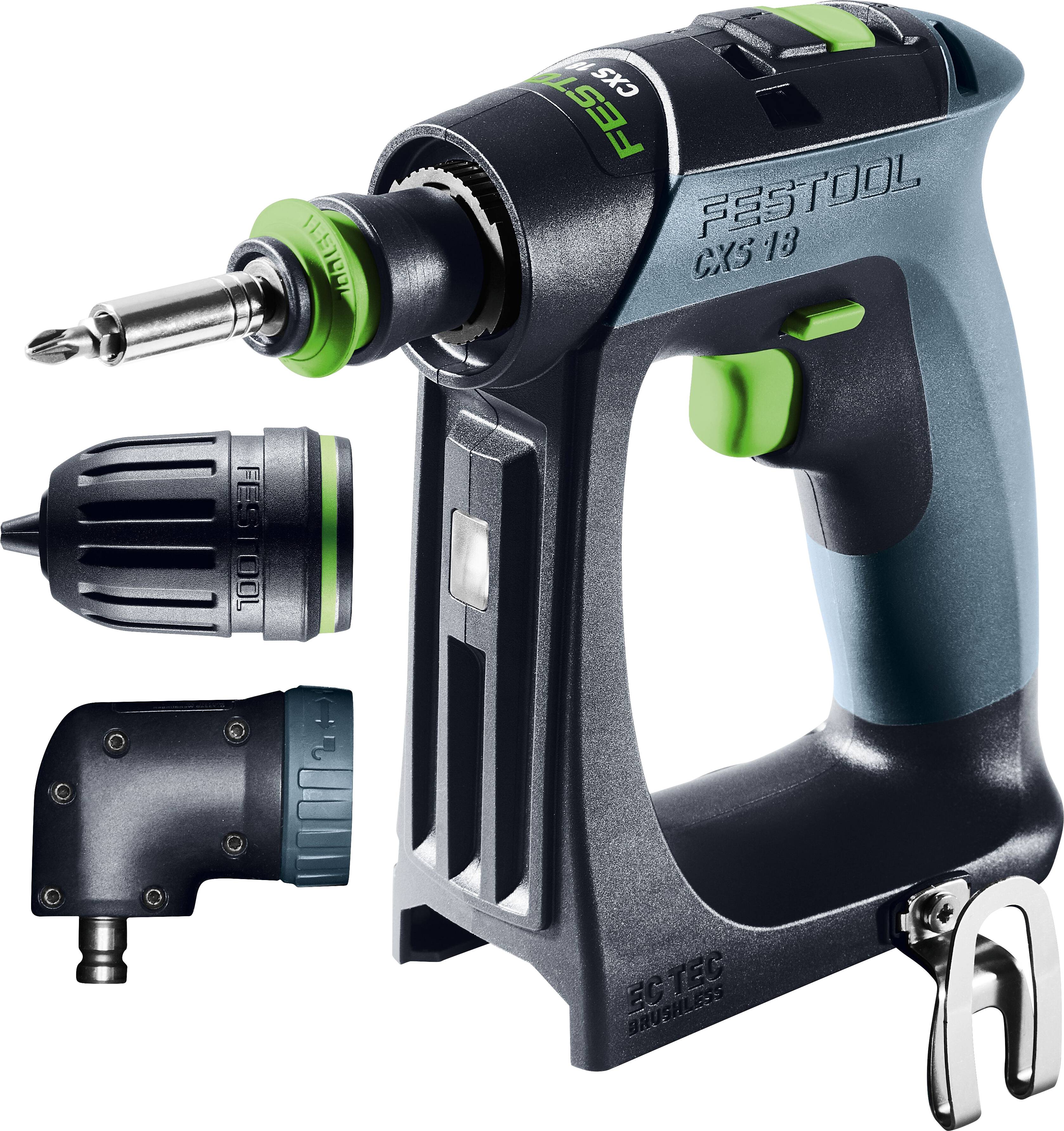 Festool CXS 18-Basic-Set aku vŕtací skrutkovač, 18 V 577333-0