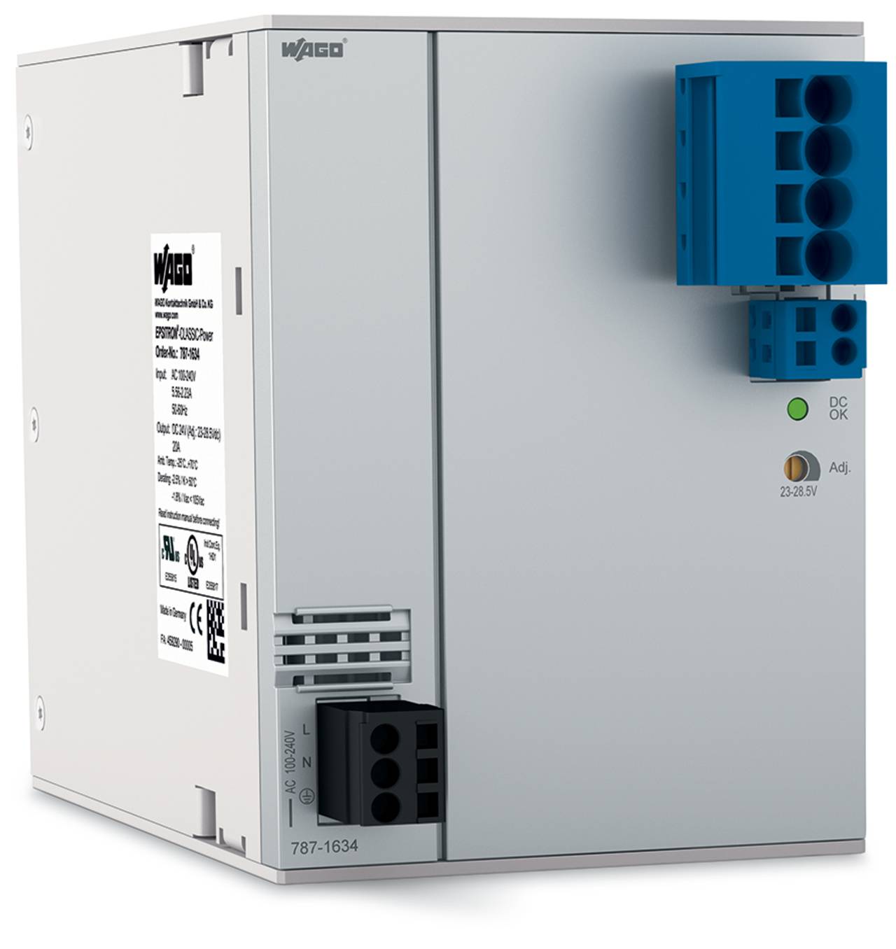 WAGO 787-1634/000-070 Stroomvoorziening Inhoud 1 stuk(s)
