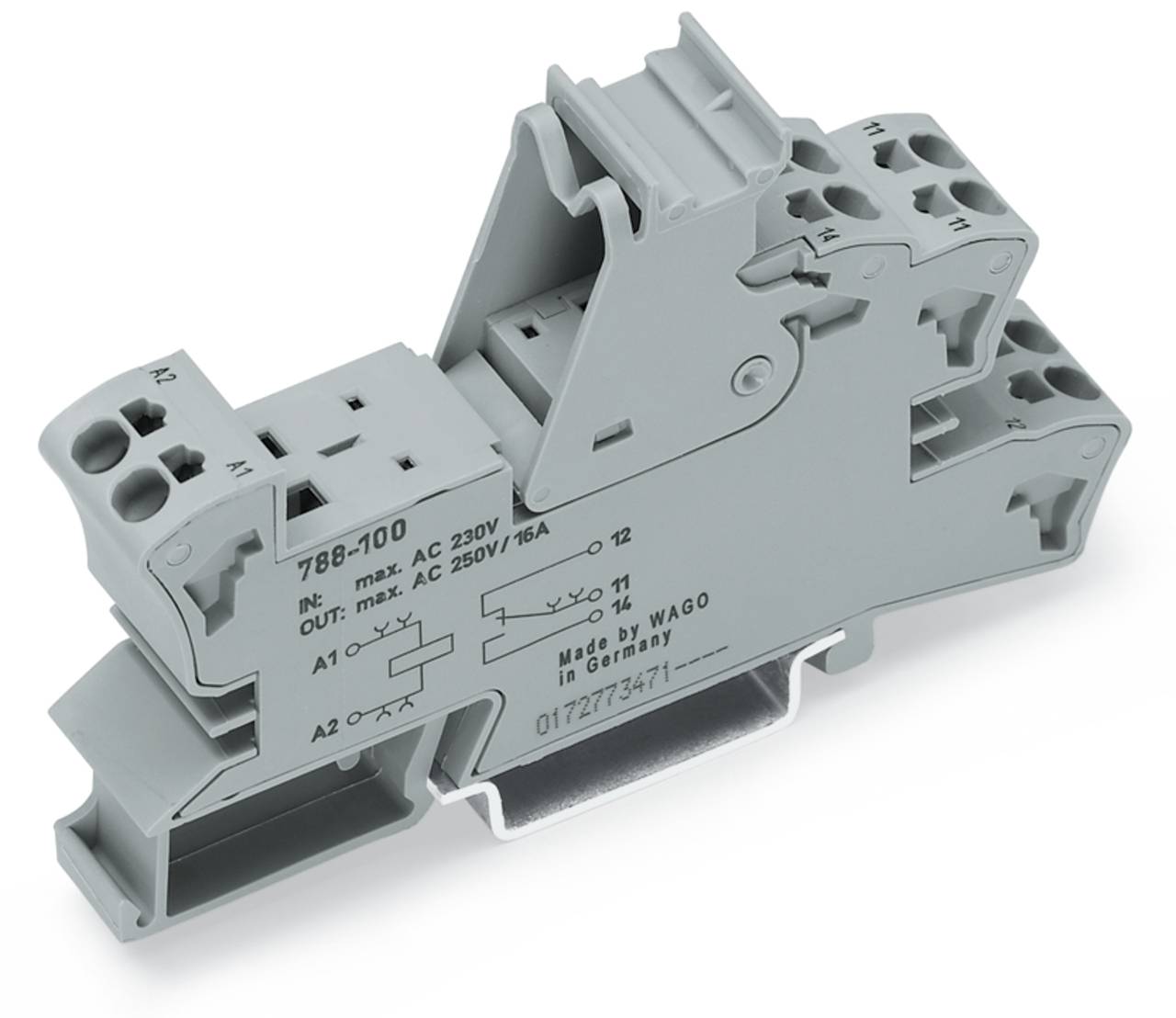 WAGO 788-100 Relaissocket 20 stuk(s)