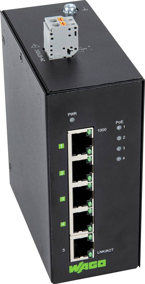 WAGO 852-1411/000-001 sieťový switch