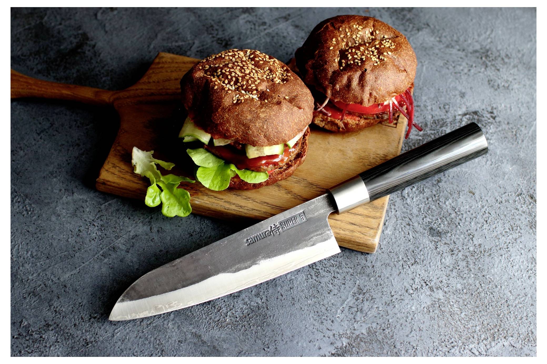 Nôž Samura SUPER 5 Santoku 7,2"/182 mm Samura SP5-0095 Nôž Santoku 1 ks-8