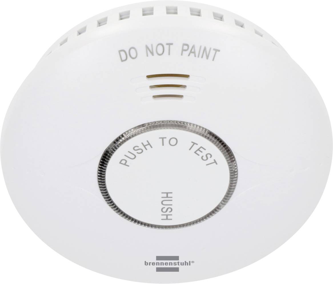 Brennenstuhl Connect WiFi RM A 3020 Rookmelder Met app-besturing werkt op batterijen (&Oslash; x h) 120 mm x 36 mm