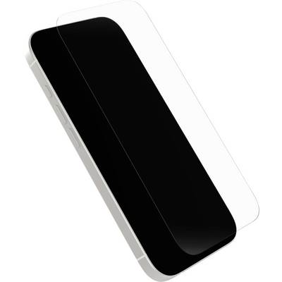 Smartphone v uhle so ochranným sklom čiastočne aplikovaným, s viditeľnými bočnými tlačítkami telefónu a odrazom svetla.