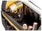Žltá a čierna taška na náradie s vreckami obsahuje žltú elektrickú vŕtačku, skrutkovače a ďalšie náradie, pekne zorganizované pre ľahký prístup.