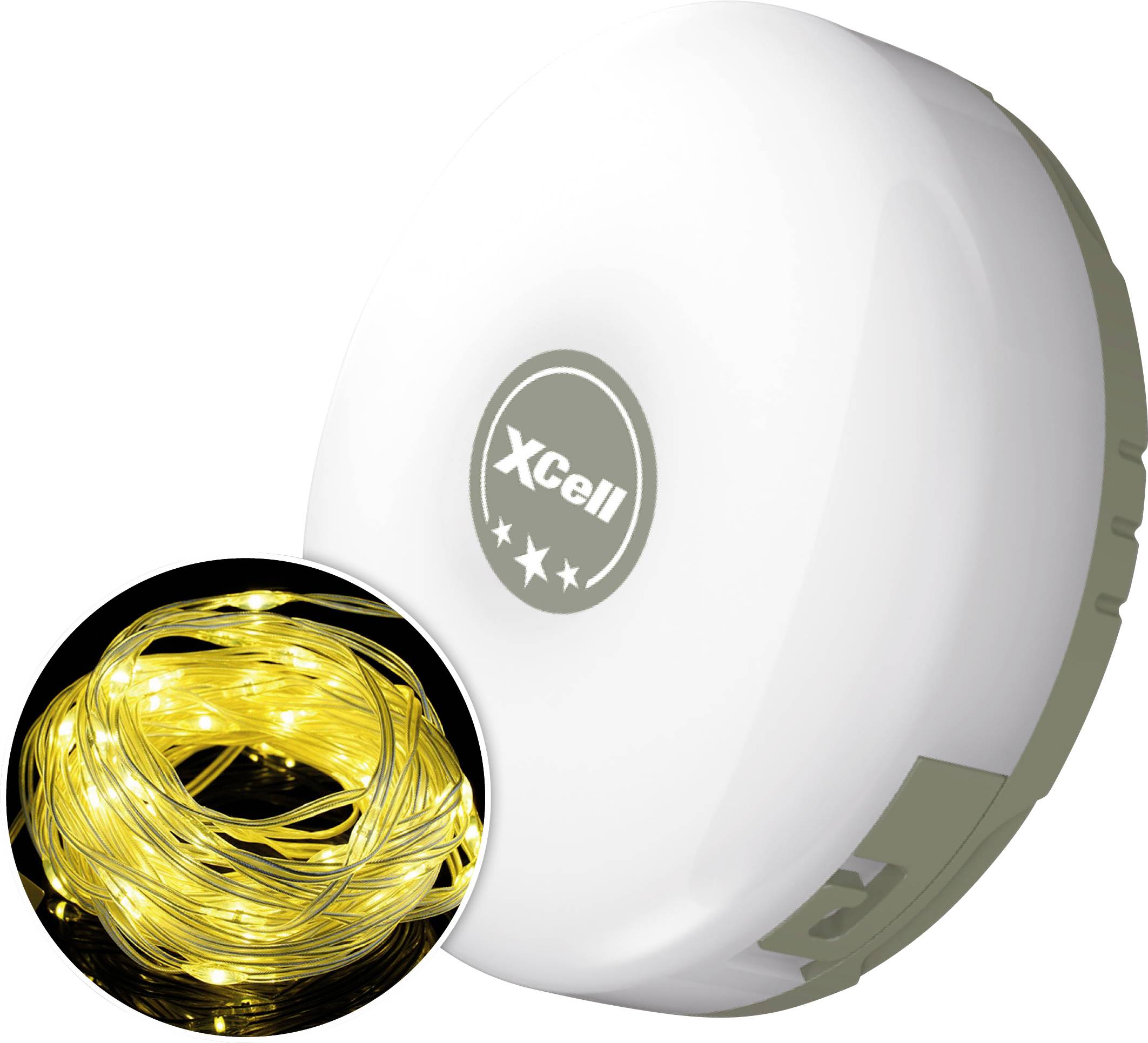 XCell 151600 Guirlande lumineuse pour lintérieur/extérieur à batterie
