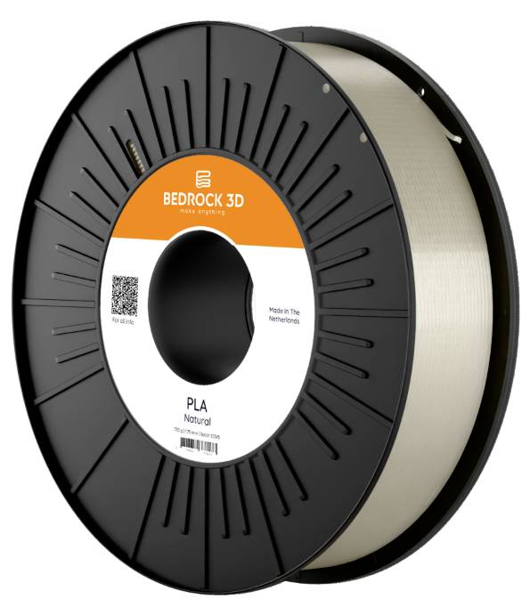 BEDROCK 3D PLA-0001b075 PLA Natural 2.85 mm 750 g Filamento per stampante 3D Plastica PLA 2.85 mm 750 g Naturale 1 pz.