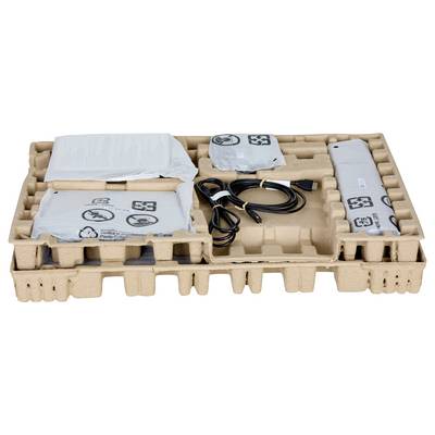 Diagram obdĺžnikového elektronického komponentu s rozmermi: 28 mm šírka, 15 mm výška a 5 mm hĺbka. Dĺžka vývodov je 3,8 mm.