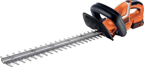 Black & Decker  na akumulátor akumulátorové nožnice na živý plot akumulátor, vr. nabíjačky  18 V Li-Ion akumulátor 450 mm