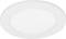 Okrúhle, ploché stropné svetlo v bielej farbe s LED panelom, vhodné do moderných interiérov.