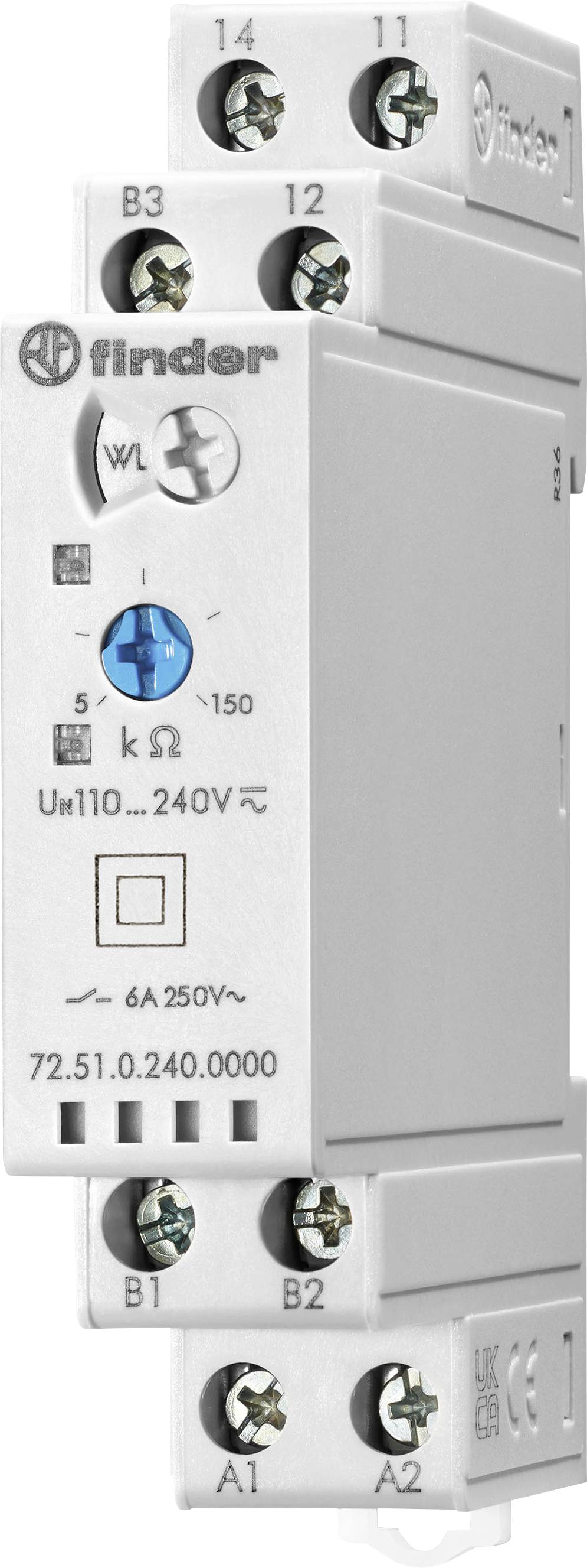 Finder Regolatore di livello 1 pz. 72.51.0.024.0000 Tensione di funzionamento: 400 V/AC