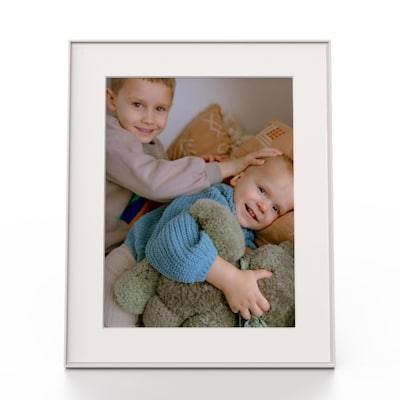Aura Frames Aspen Digitale fotolijst 30 cm 11.8 inch 1600 x 1200 Pixel Wit