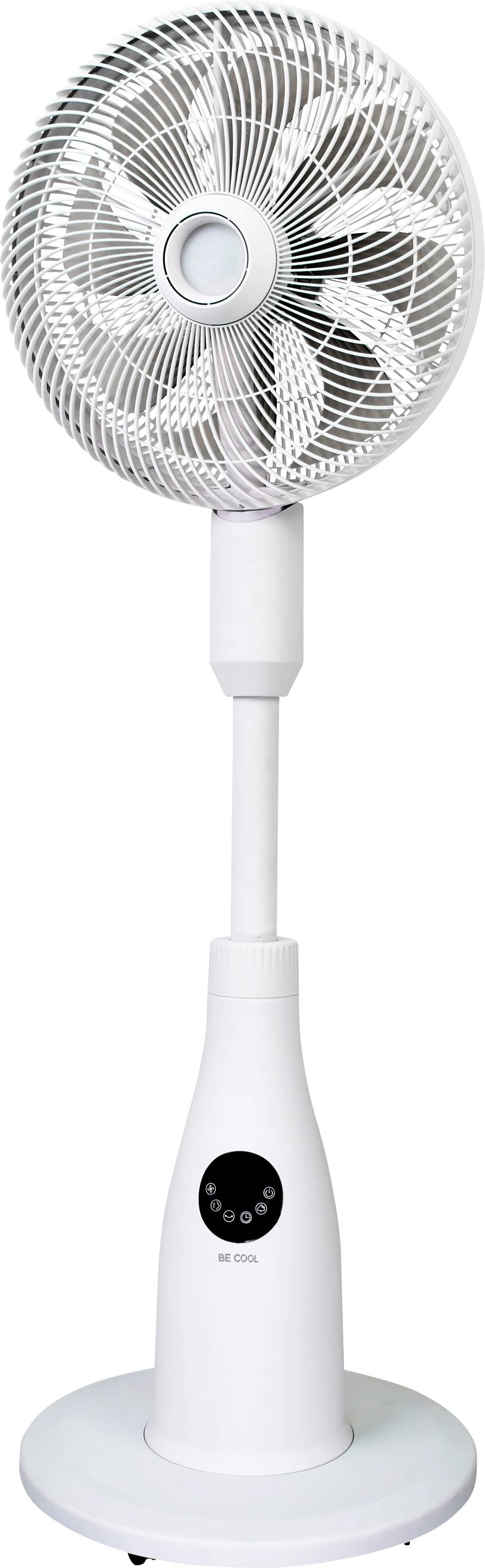 Be Cool Staande ventilator 80 W Timer, Met afstandsbediening, Zwenkbaar
