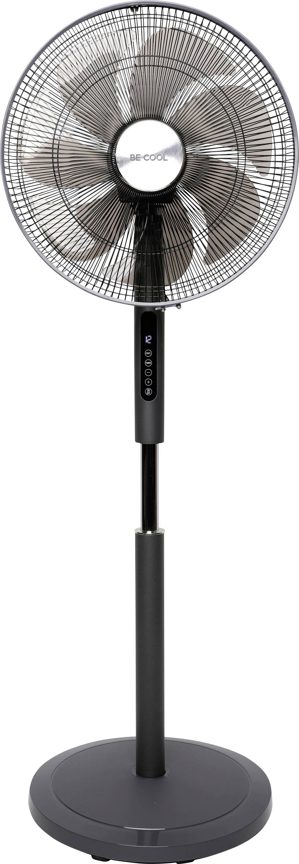 Be Cool Staande ventilator 40 W Timer, LED-display