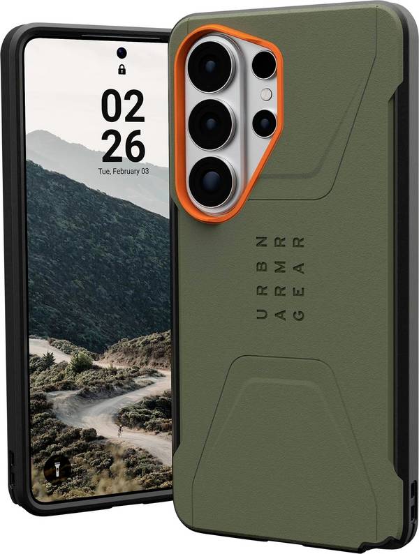 Urban Armor Gear Civilian LT Case Samsung Galaxy S26 olivová