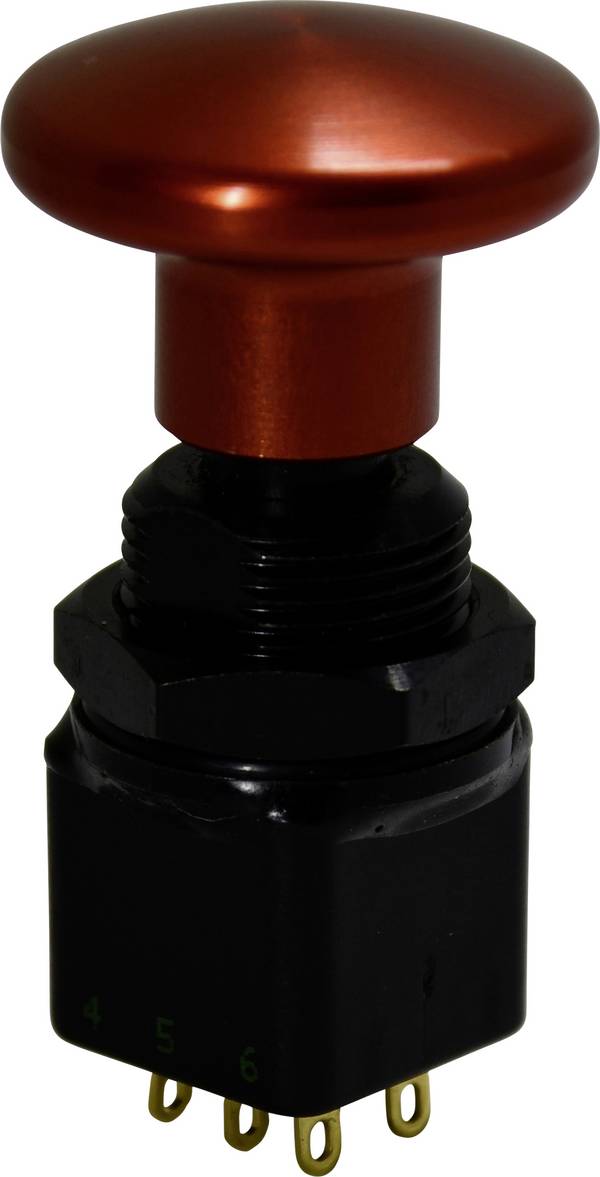 APEM 13000 Serie, 13440AD2-25GX1156 tlačidlový spínač, 1 ks