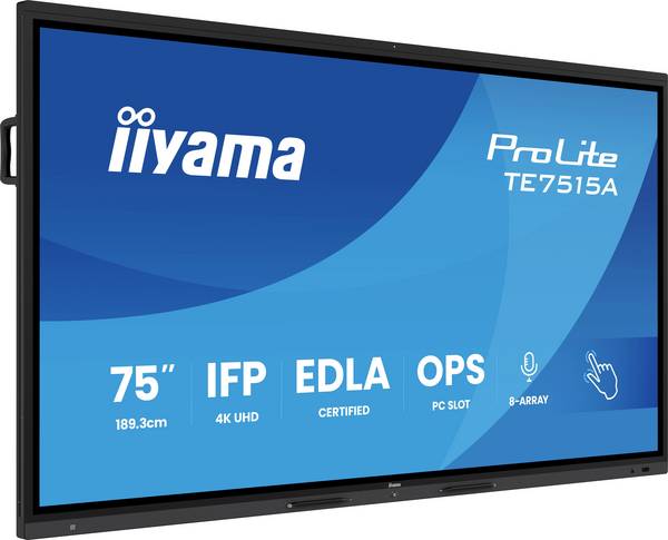 Iiyama  Digital Signage Display En.trieda 2021: G (A - G) 189.3 cm 75 palca 3840 x 2160 Pixel
