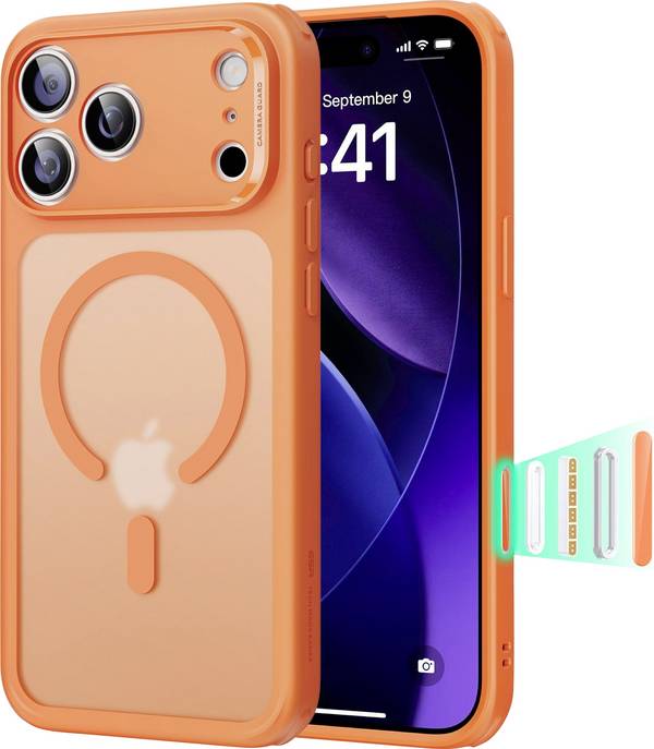 ESR Classic Hybrid HaloLock Case Case Apple iPhone 17 Pro oranžová