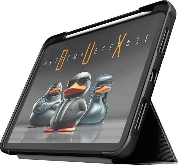 STM Goods Dux Ultra Case | Apple iPad 11" (202 Bookcase     čierna, priehľadná obal na tablet