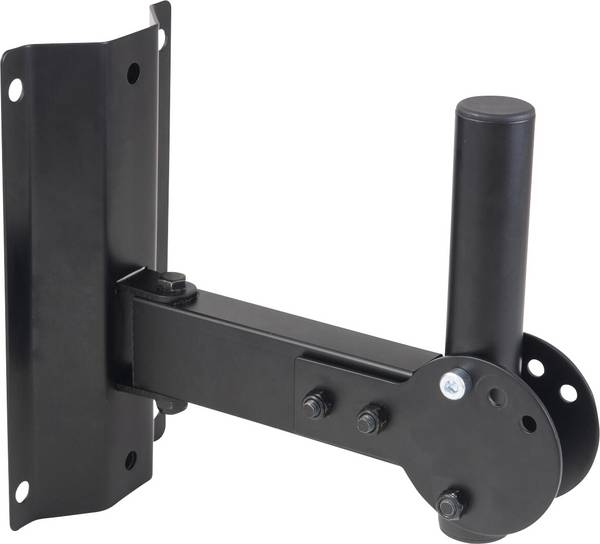 Omnitronic WH-1 držiak na stenu pre reproduktory stropný držiak, sklápajúci, nakláňací   čierna 1 ks