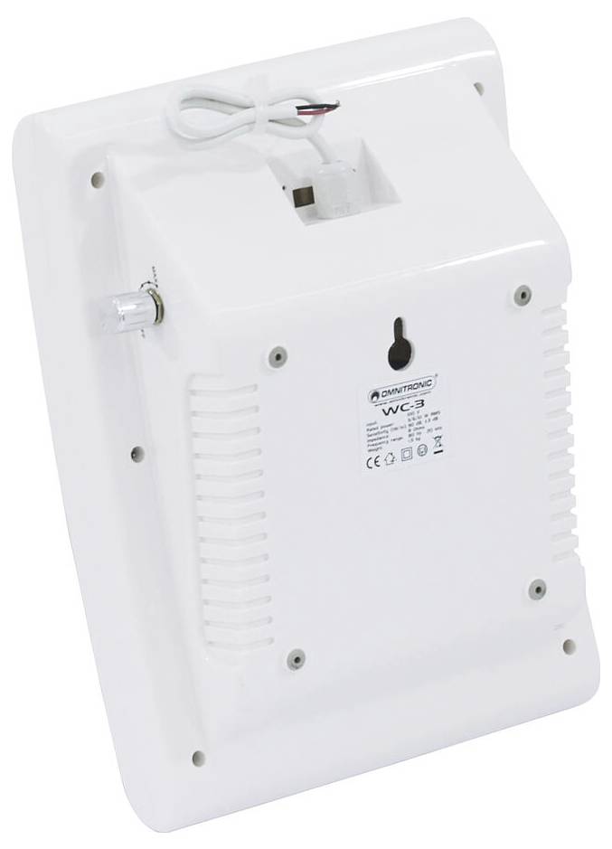Omnitronic WC-3 ELA nástenný reprobox 20 W biela 1 ks-2