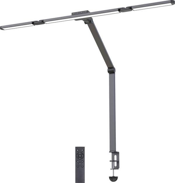 Sygonix  SY-7459570 LED lampička na písací stôl LED  LED 17 W  čierna