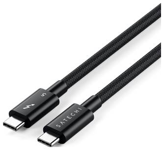 Satechi Thunderbolt™ kábel USB-C ® zástrčka 1 m čierna ST-YTB5100K-5