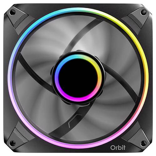 Antec Orbit PC vetrák s krytom čierna (š x v x h) 120 x 28 x 120 mm vr. ovládanie RGB osvetlenie-2