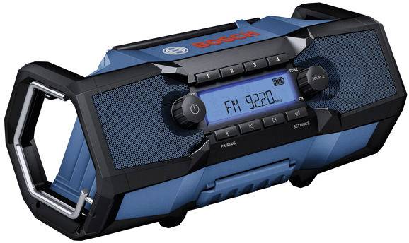 Bosch Professional GPB18V-3C 06014A3200 odolné rádio, FM, Bluetooth, UKW, Funkcia powerbanky, odolné proti striekajúcej -0