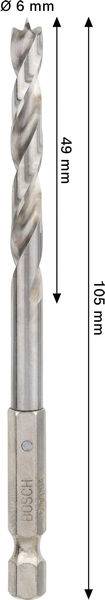 Bosch Accessories 2608577703 špirálový vrták do dreva 1 ks-16