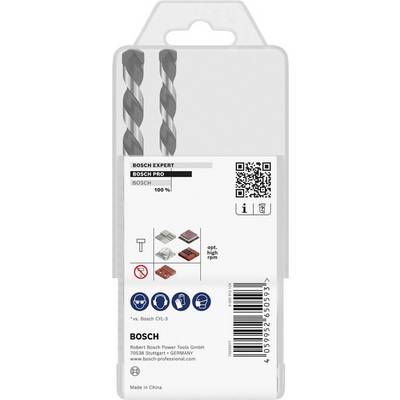 Bosch Accessories 2608707004 2608707004 tvrdý kov sada špirálových vrtákov do kameňa 4 mm, 5 mm, 6 mm, 8 mm, 10 mm šesťh-0