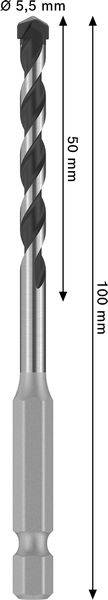 Bosch Accessories 2608706974 špirálový vrták do kameňa, 1 ks-1