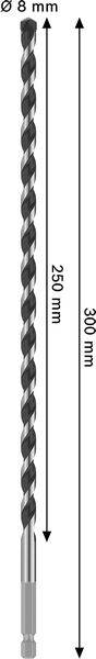 Bosch Accessories 2608706987 špirálový vrták do kameňa, 1 ks-1