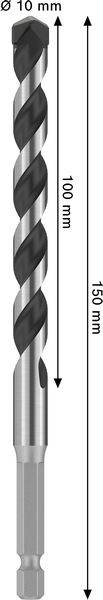 Bosch Accessories 2608706990 špirálový vrták do kameňa, 1 ks-1