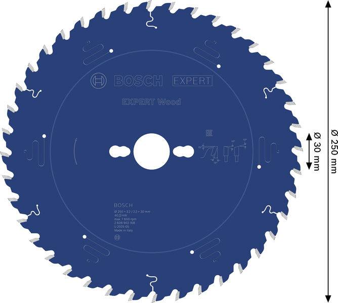 Bosch Accessories 2608902168 2608902168 pílový kotúč Počet zubov (na palec): 40 1 ks-1