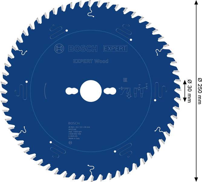 Bosch Accessories 2608902169 2608902169 pílový kotúč Počet zubov (na palec): 60 1 ks-1