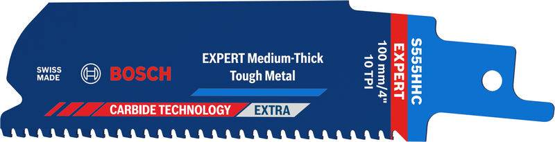 Bosch Accessories 2608902320 EXPERT Medium-Thick Tough Metal S555HHC zaagblad, 10-delig 10 stuk(s)