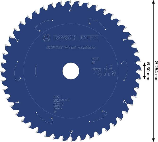 Bosch Accessories 2608902174 2608902174 pílový kotúč Počet zubov (na palec): 48 1 ks-1