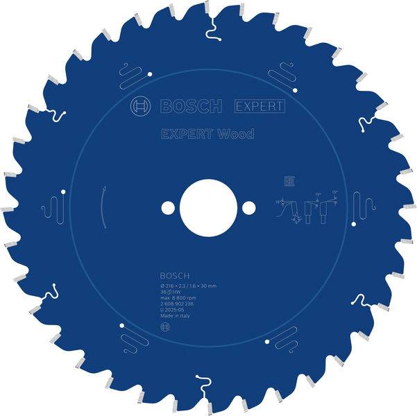 Bosch Accessories 2608902236 2608902236 pílový kotúč Počet zubov (na palec): 36 1 ks-2