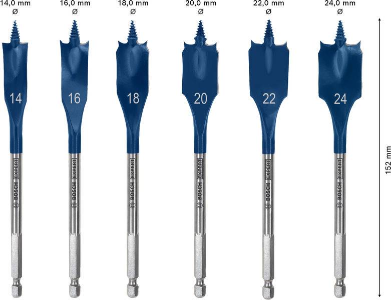 Bosch Accessories 2608902108, 2608902108 sada plochých frézovacích vrtákov-1