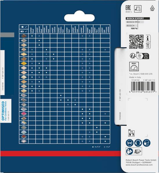 Bosch Accessories 2608902137 2608902137 Cirkelzaagblad Aantal tanden: 24 1 stuk(s)